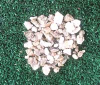 Alcuni frammenti di vermiculite